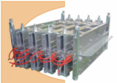 Sekn vulkanizan souprava s hydraulickmi psty pro spoje ps irokch a 2400mm